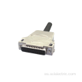 DB 25 pin con conector D-Sub hembra recta